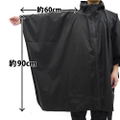 Neon Genesis Evangelion - Nerv Rain Coat Black thumbnail 7