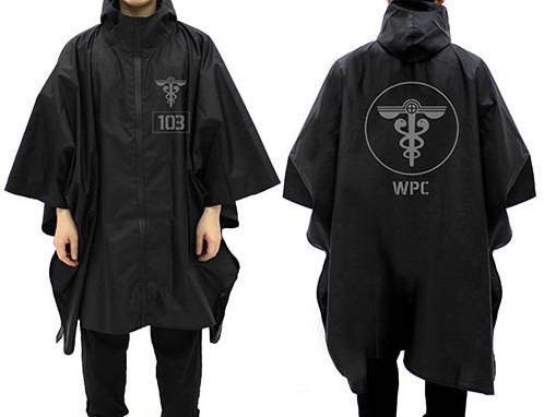 Psycho-Pass 3 - Public Safety Bureau Rain Coat Black image 1