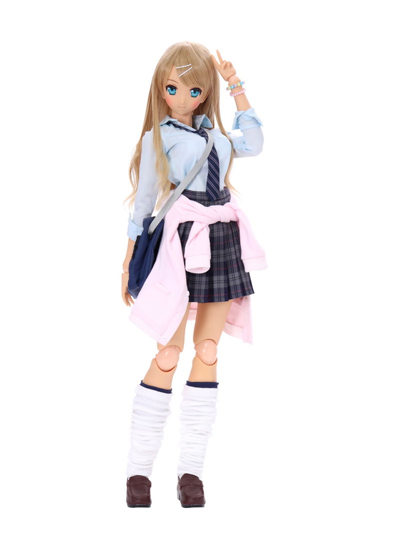 Azone Original Doll 1/3 Scale Fashion Doll: Happiness Clover Kina Kazuharu School Uniform Collection / Yui Suntanned Skin Little Devil Ver. image 1