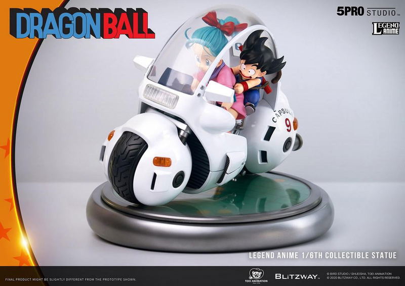 5PRO Studio x Blitzway 5PRO-LA-70201 Dragon Ball 1/6 Scale Animation Statue: Bulma's Hoi-Poi Capsule No.9 Bike image 1