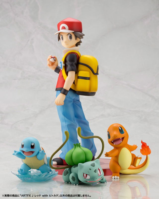 ARTFX J Pokemon Series 1/8 Scale Pre-Painted Figure: Red with Charmander image 20