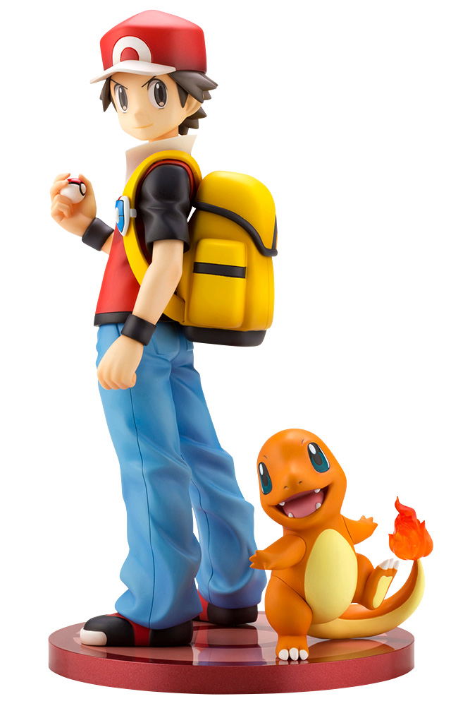 ARTFX J Pokemon Series 1/8 Scale Pre-Painted Figure: Red with Charmander image 1