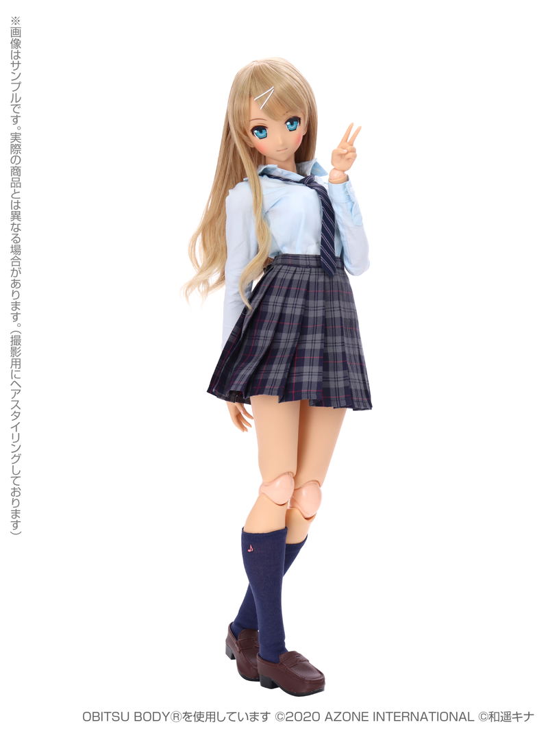 Azone Original Doll 1/3 Scale Fashion Doll: Happiness Clover Kina Kazuharu School Uniform Collection / Yui Suntanned Skin Little Devil Ver. image 5