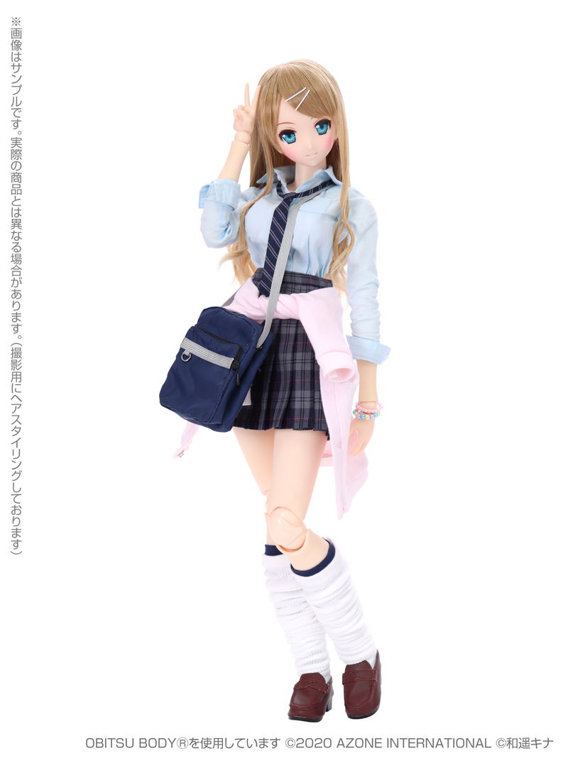 Azone Original Doll 1/3 Scale Fashion Doll: Happiness Clover Kina Kazuharu School Uniform Collection / Yui Fair Skin Little Devil Ver. image 2