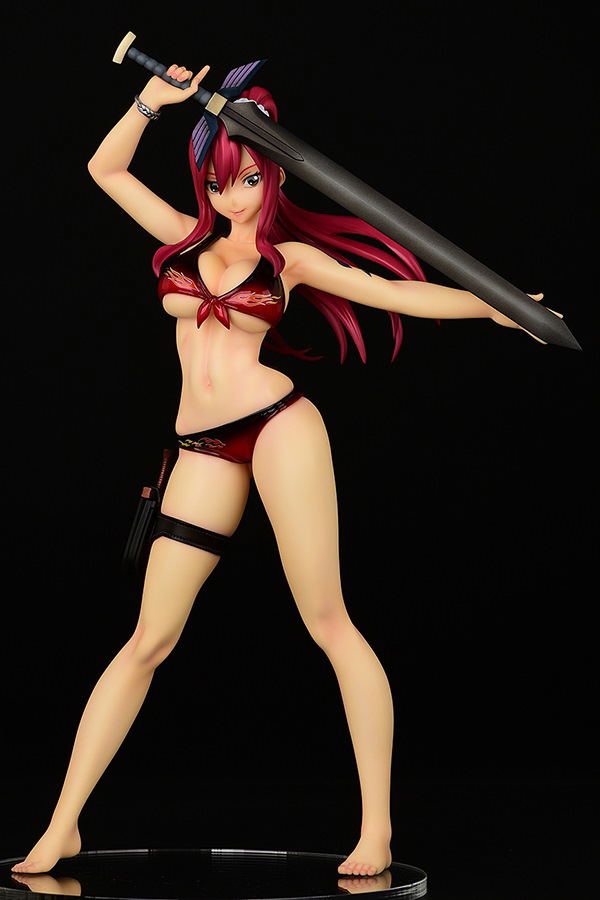 Fairy Tail 1/6 Scale Pre-Painted Figure: Erza Scarlet Swimsuit Gravure_Style Ver. Honoo (Re-run) image 1