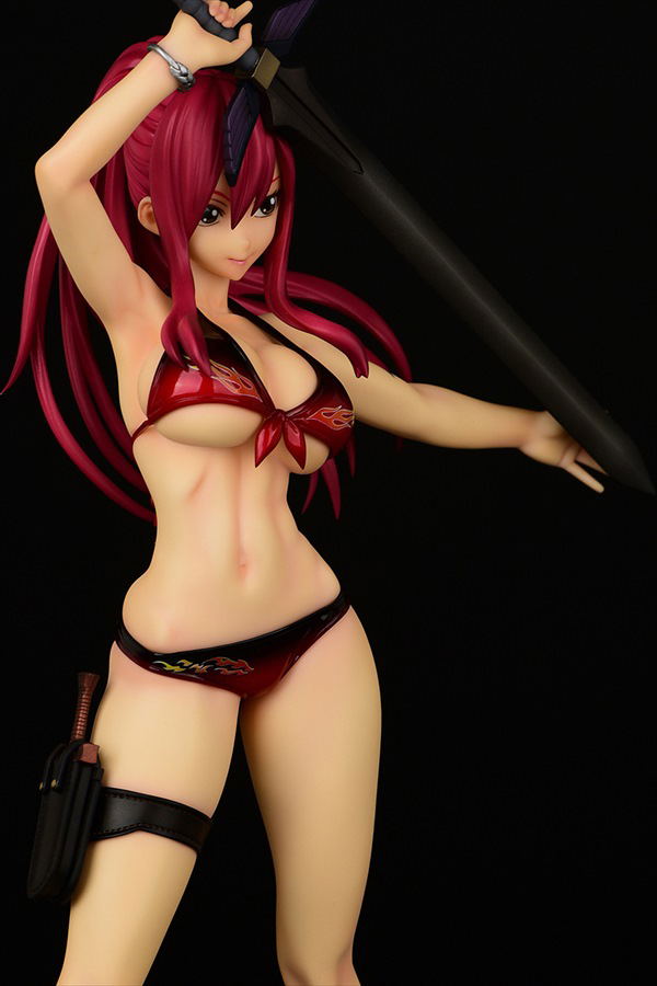 Fairy Tail 1/6 Scale Pre-Painted Figure: Erza Scarlet Swimsuit Gravure_Style Ver. Honoo (Re-run) image 19