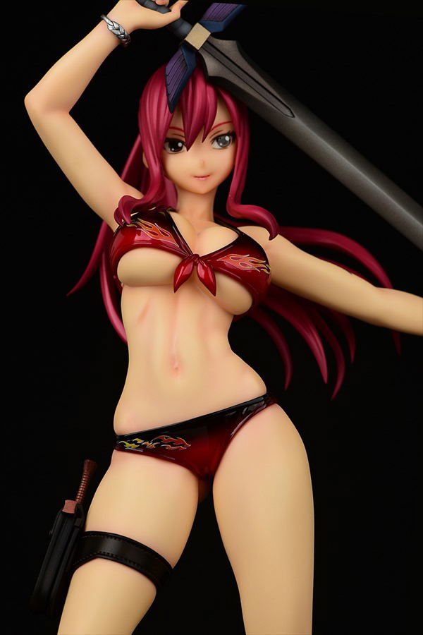 Fairy Tail 1/6 Scale Pre-Painted Figure: Erza Scarlet Swimsuit Gravure_Style Ver. Honoo (Re-run) image 22