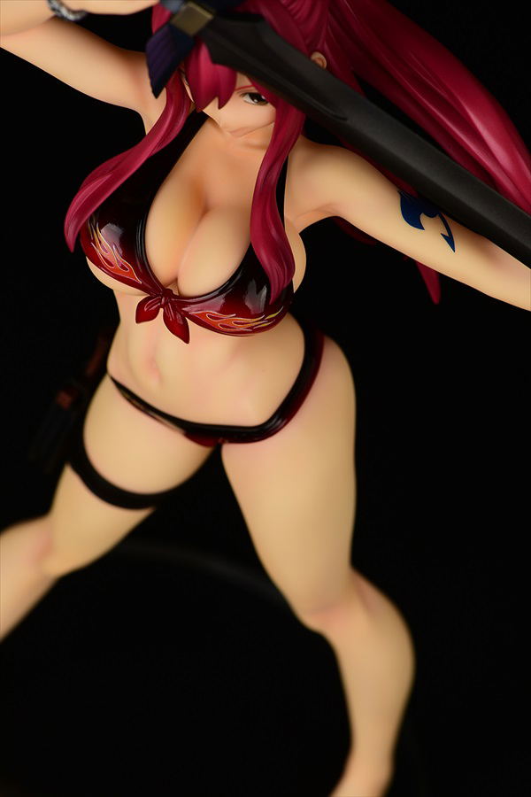 Fairy Tail 1/6 Scale Pre-Painted Figure: Erza Scarlet Swimsuit Gravure_Style Ver. Honoo (Re-run) image 4