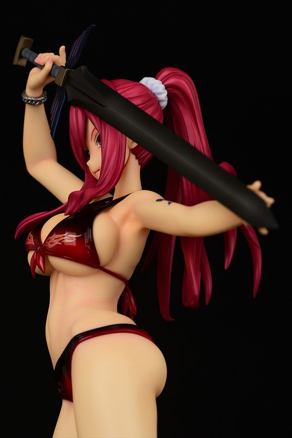 Fairy Tail 1 6 Scale Pre Painted Figure Erza Scarlet Swimsuit