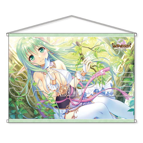 Iris Mysteria! W Suede Wall Scroll: Anastigal no Nayameru Mono wo Michibiku Queen image 1