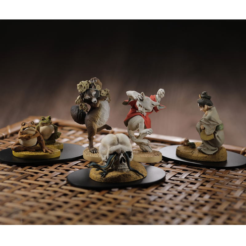 miniQ Kyosai Kawanabe Gaki Bonkei (Set of 6 pieces) image 19