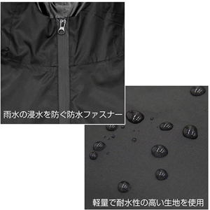 Mobile Suit Gundam - Zeon Army Rain Coat Black