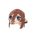 The Quintessential Quintuplets Nesoberi Plush: Miku Nakano (M) thumbnail 1