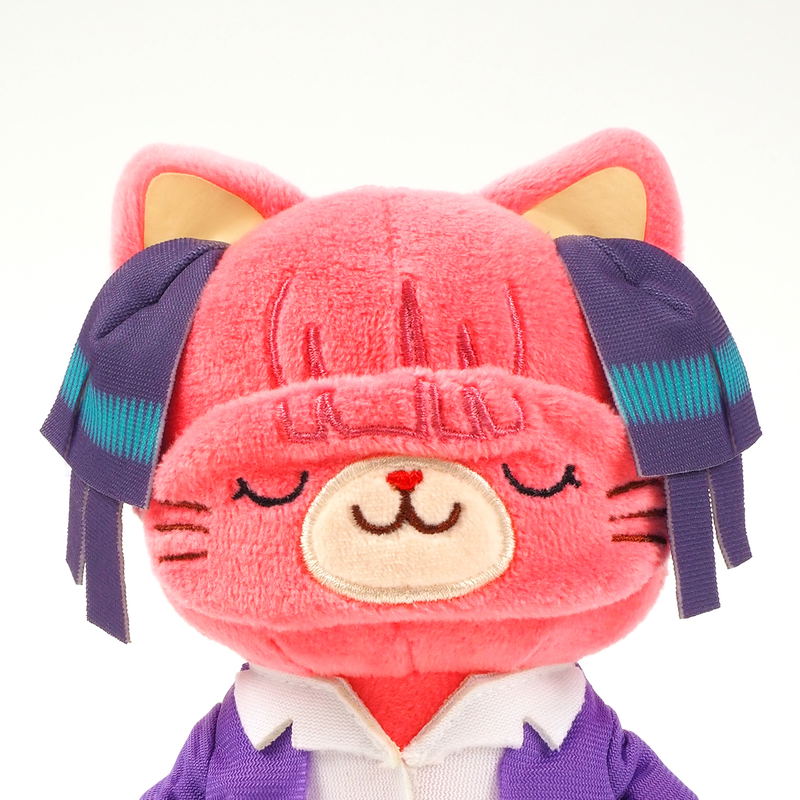 The Quintessential Quintuplets with Cat Plush Key Chain with Eye Mask: Nino Nakano image 2