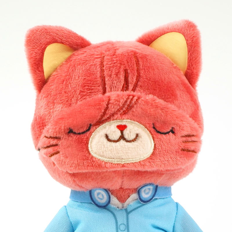 The Quintessential Quintuplets with Cat Plush Key Chain with Eye Mask: Miku Nakano image 2