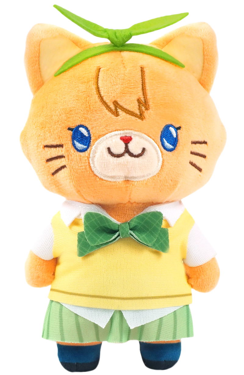 The Quintessential Quintuplets with Cat Plush Key Chain with Eye Mask: Yotsuba Nakano image 1