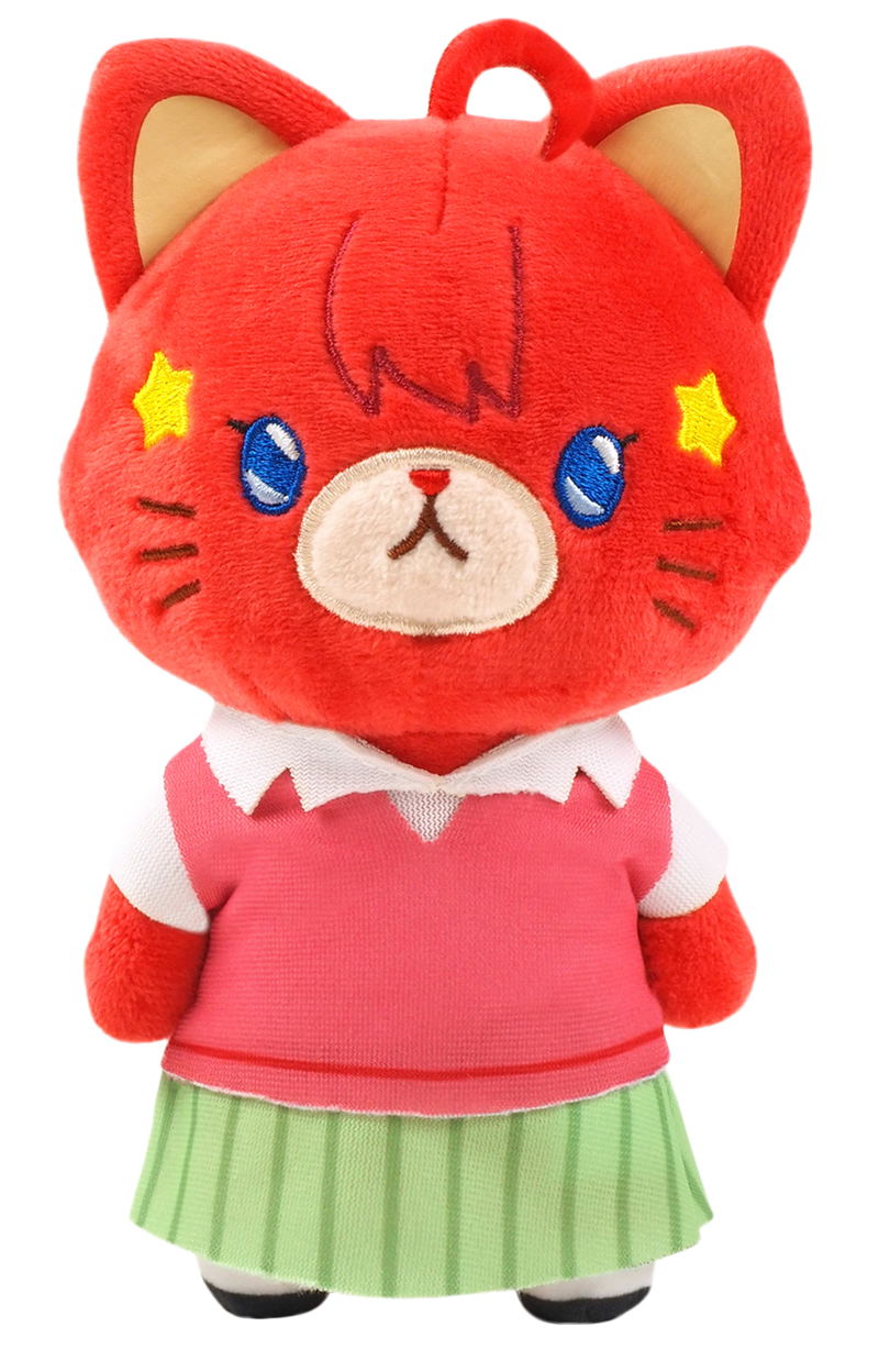 The Quintessential Quintuplets with Cat Plush Key Chain with Eye Mask: Itsuki Nakano image 1
