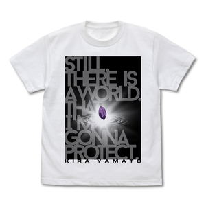 Mobile Suit Gundam Seed - Still There Is A World That I'm Gonna Protect T-shirt English Ver. White (M Size)_