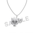 Bungo Stray Dogs x Sanrio Characters 5108 Necklace: Ryunosuke Akutagawa x Bad Badtz-Maru thumbnail 1