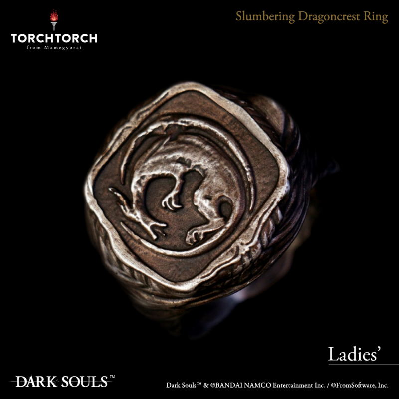 Dark Souls × TORCH TORCH Ring Collection: Slumbering Dragoncrest Ladies ...