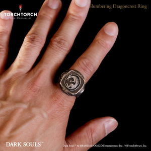 Dark Souls × TORCH TORCH Ring Collection: Slumbering Dragoncrest Men's Ring (No. 17)_