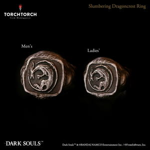 Dark Souls × TORCH TORCH Ring Collection: Slumbering Dragoncrest Men's Ring (No. 17)_