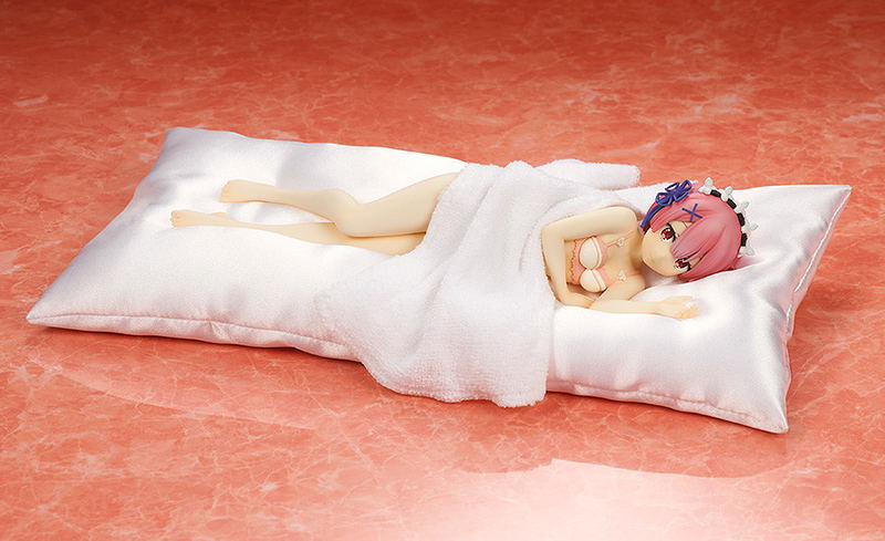 KD Colle Re:Zero -Starting Life in Another World- 1/7 Scale Pre-Painted Figure: Ram 'Sleep Sharing' Pink Lingerie Ver. image 3