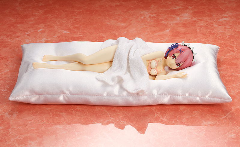 KD Colle Re:Zero -Starting Life in Another World- 1/7 Scale Pre-Painted Figure: Ram 'Sleep Sharing' Pink Lingerie Ver. image 4