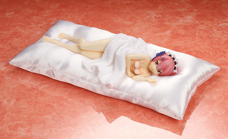 KD Colle Re:Zero -Starting Life in Another World- 1/7 Scale Pre-Painted Figure: Ram 'Sleep Sharing' Pink Lingerie Ver. image 5