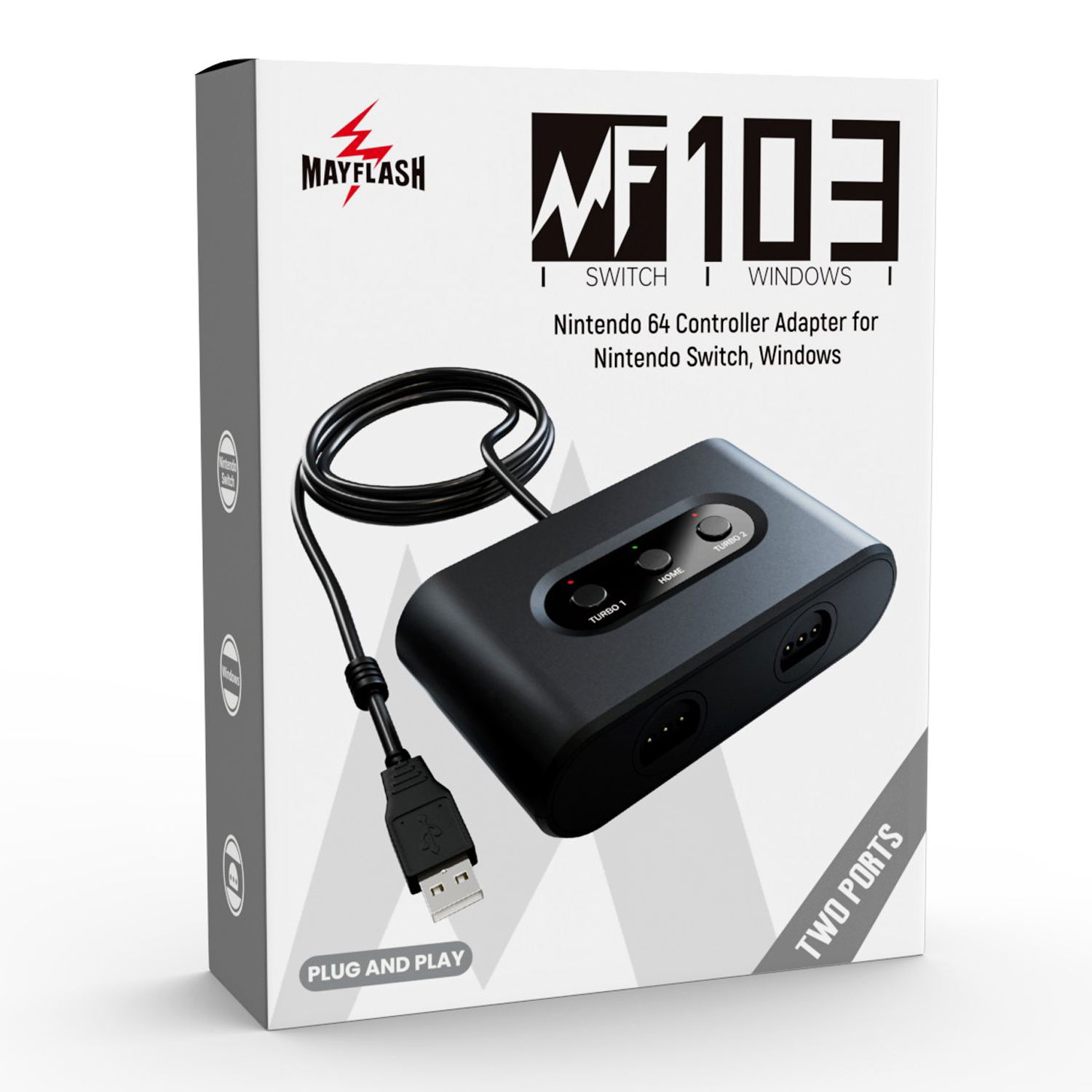 64 Controller Adapter Nintendo 64 Controller Adapter for Nintendo Switch (MF103) for Windows ...