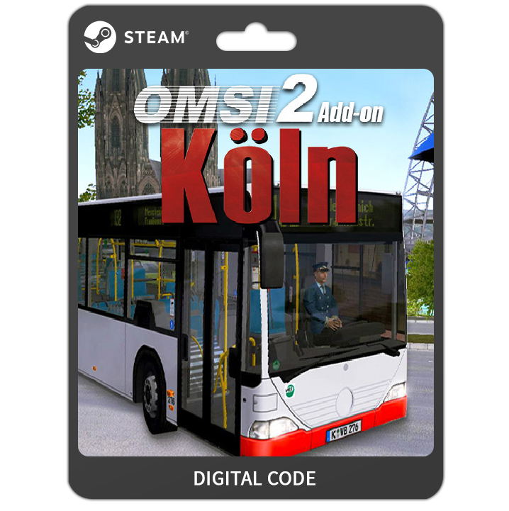 OMSI 2 Add-On Köln (DLC) <span class="ext" style="background-color: #B0000F; color: #FFFFFF;">DLC</span> <span class="ext" style="background-color: #2a475e; color: #FFFFFF;">STEAM</span> <span class="ext ext_digital">digital</span> image 1