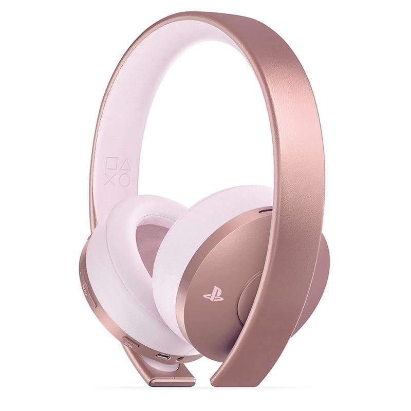 PlayStation Gold Wireless Headset (Rose Gold Edition) image 1