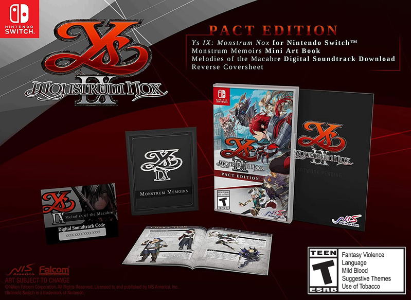 Ys IX: Monstrum Nox [Pact Edition] image 1