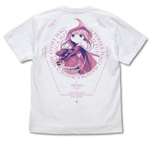 Magia Record: Puella Magi Madoka Magica Side Story - Iroha Tamaki T-shirt Ver.2.0 White (M Size) image 2