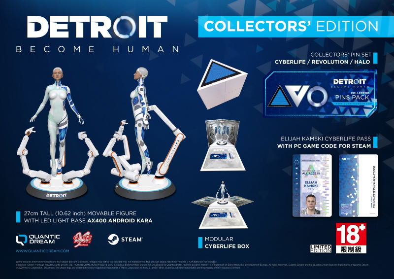 Detroit: Become Human [Collector's Edition] (Multi-language) (Code in a Box) image 1