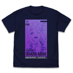 Love Live! Sunshine!! - Mari Ohara T-shirt All Stars Ver. Navy (M Size)_