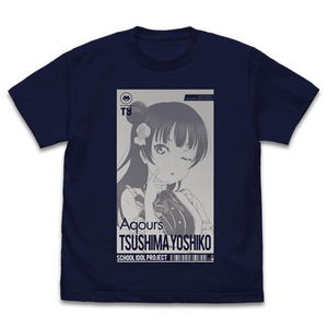 Love Live! Sunshine!! - Yoshiko Tsushima T-shirt All Stars Ver. Navy (XL Size)_