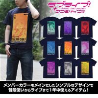 Love Live! Sunshine!! - Yoshiko Tsushima T-shirt All Stars Ver. Navy (XL Size)