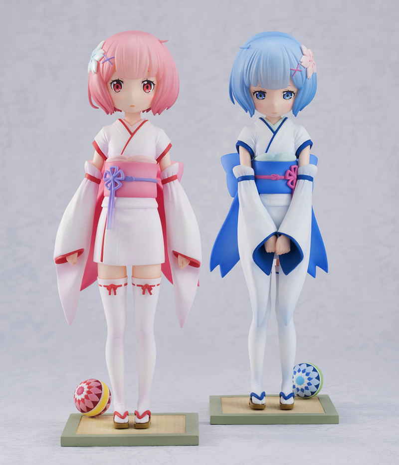 Re:ZERO -Starting Life in Another World- 1/7 Scale Pre-Painted Figure Set: Ram & Rem -Osanai Hi no Omohide- (Re-run) image 2