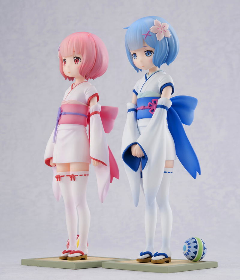 Re:ZERO -Starting Life in Another World- 1/7 Scale Pre-Painted Figure Set: Ram & Rem -Osanai Hi no Omohide- (Re-run) image 3