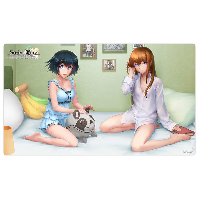 Steins;Gate Rubber Mat: Makise Kurisu & Shiina Mayuri image 1