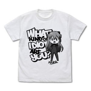 Neon Genesis Evangelion - What Kind Of Idiot Are You T-shirt Deformation Ver. White (M Size)_