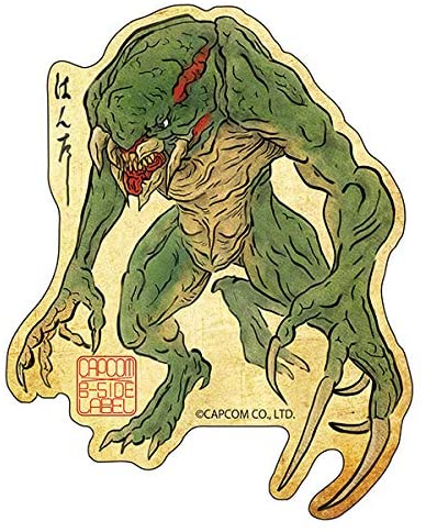Capcom x B-Side Label Sticker Resident Evil - Hunter (Japanese Style) image 1