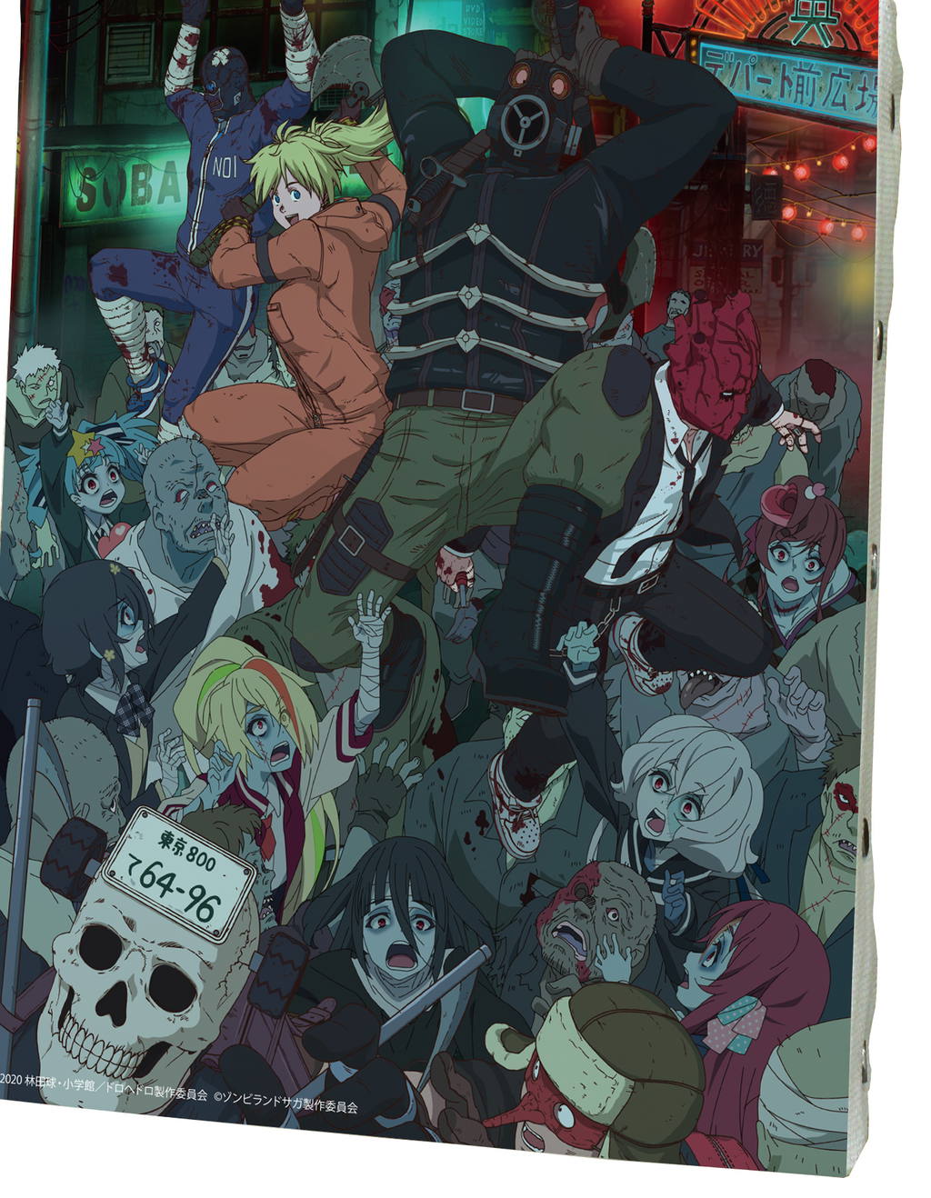 Dorohedoro x Zombie Land Saga Canvas Art: 01 Collaboration Illustration ...