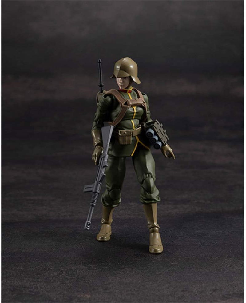 Gundam Military Generation Mobile Suit Gundam 1/18 Scale Pre-Painted Figure: Zeon Army Normal Soldier 03 image 4