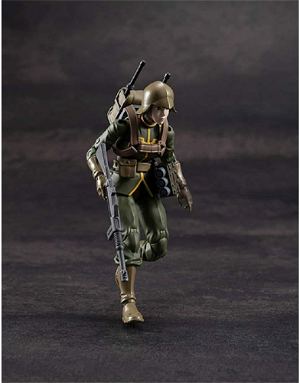 Gundam Military Generation Mobile Suit Gundam 1/18 Scale Pre-Painted Figure: Zeon Army Normal Soldier 03