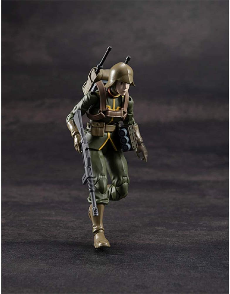 Gundam Military Generation Mobile Suit Gundam 1/18 Scale Pre-Painted Figure: Zeon Army Normal Soldier 03 image 5