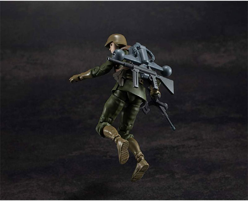Gundam Military Generation Mobile Suit Gundam 1/18 Scale Pre-Painted Figure: Zeon Army Normal Soldier 03 image 8