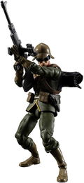 Gundam Military Generation Mobile Suit Gundam 1/18 Scale Pre-Painted Figure: Zeon Army Normal Soldier 01 thumbnail 1