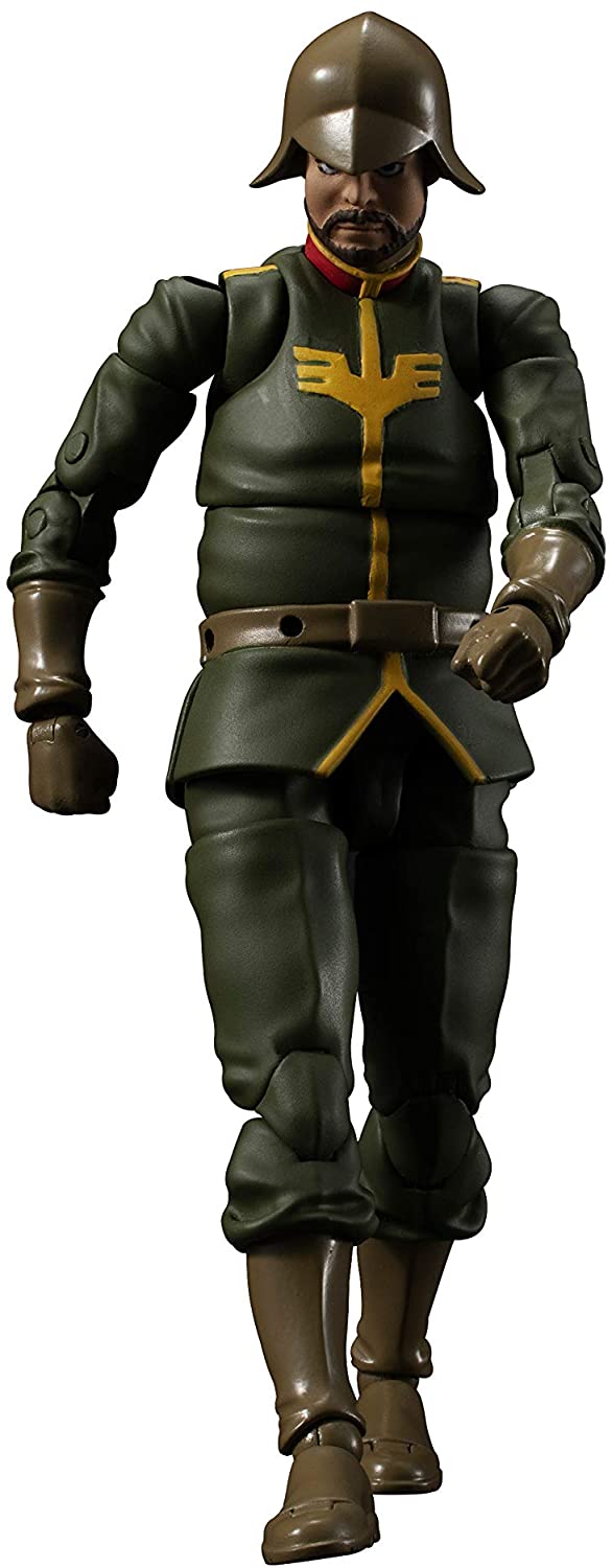 Gundam Military Generation Mobile Suit Gundam 1/18 Scale Pre-Painted Figure: Zeon Army Normal Soldier 02 image 1